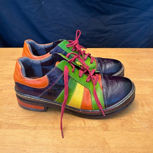 Multicoloured Oxford Shoes - Picture 3 of 6